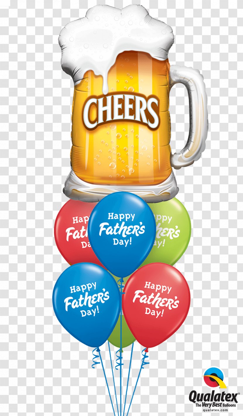 Father's Day Balloon (Best Dad) Party - Watercolor Transparent PNG
