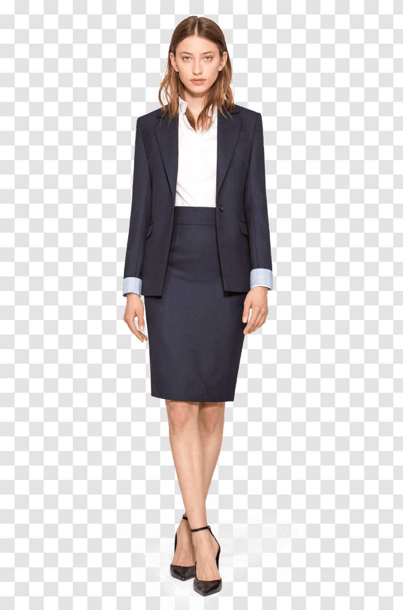 Blazer Tuxedo Suit Skirt Jakkupuku - Clothing - Woman Vest Transparent PNG