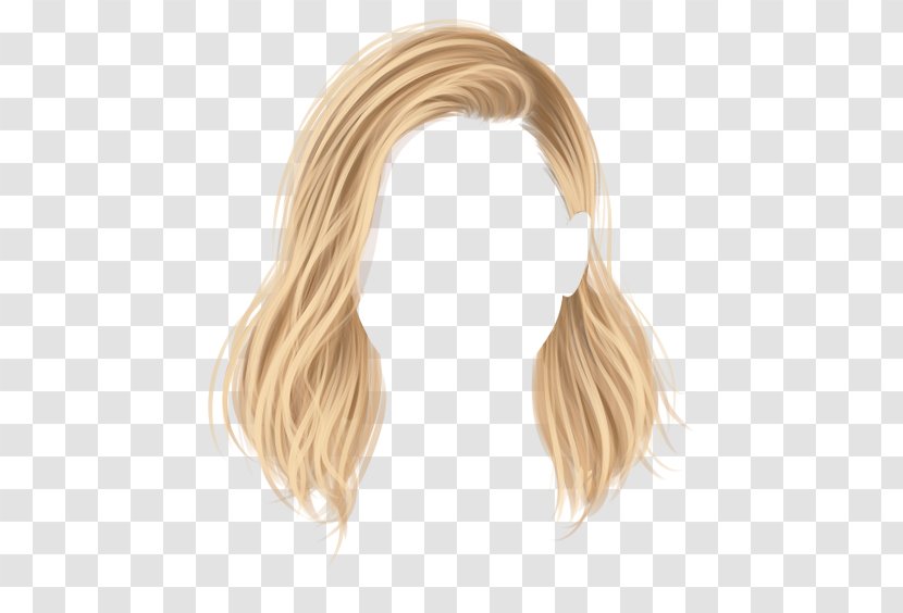 Hairstyle Stardoll Wig Blond - Clothing - Hair Shapes Transparent PNG