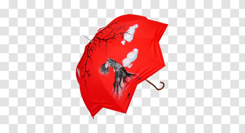 Umbrella - Red Creative Corners To Pull Free Transparent PNG