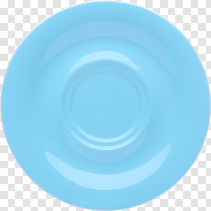 Plate Turquoise Tableware - Blue Transparent PNG