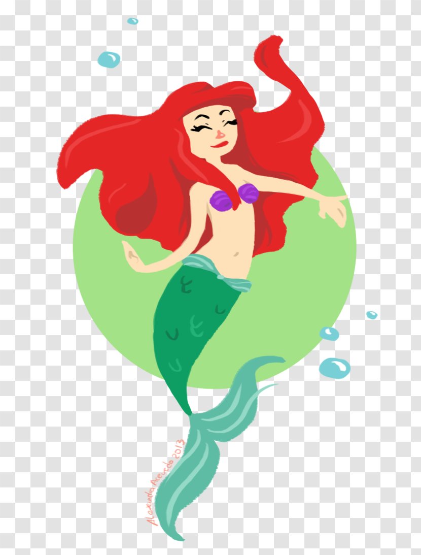 Cartoon Mermaid - Silhouette Transparent PNG
