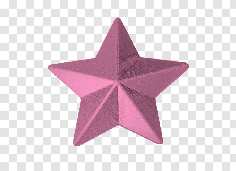 Gold Star Polygons In Art And Culture Merit Badge - Pink Transparent PNG