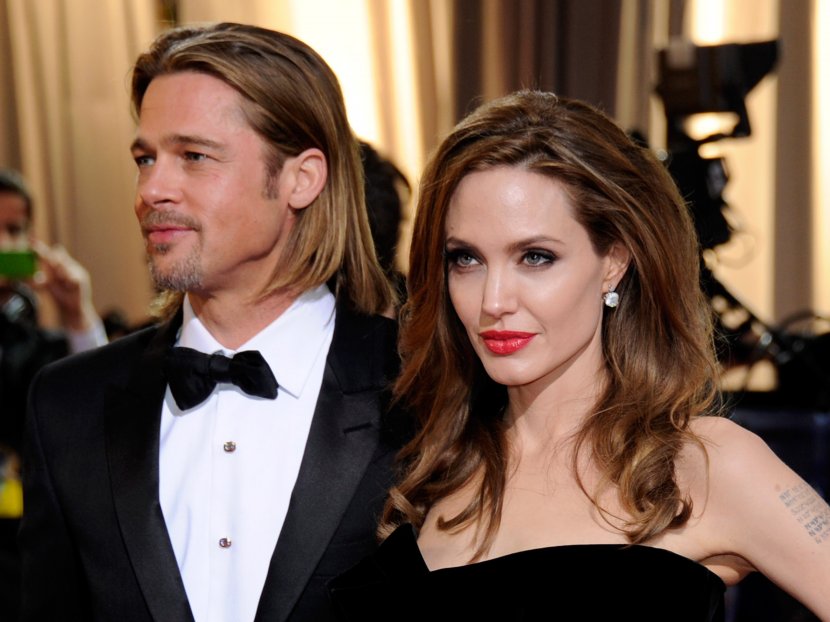 Angelina Jolie Brad Pitt Hollywood 84th Academy Awards Mr. & Mrs. Smith - Heart Transparent PNG