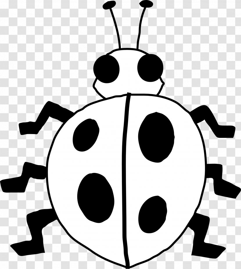 Insect Free Content Clip Art - Ladybird - Images Of Black And White Flowers Transparent PNG