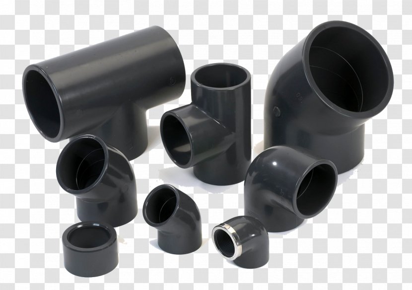 Piping And Plumbing Fitting Plastic Pipework Polyvinyl Chloride High-density Polyethylene - Industry - Pipe Fittings Transparent PNG
