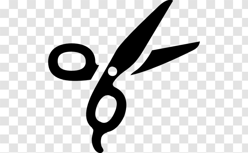 Hair-cutting Shears Clip Art - Black And White - Scissors Transparent PNG