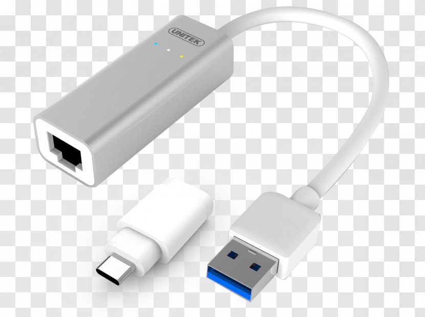 USB 3.0 Gigabit Ethernet USB-C Hub Transparent PNG