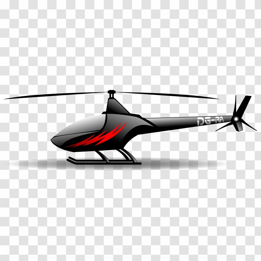 Helicopter Flight Aircraft Airplane Clip Art - Aviation Transparent PNG