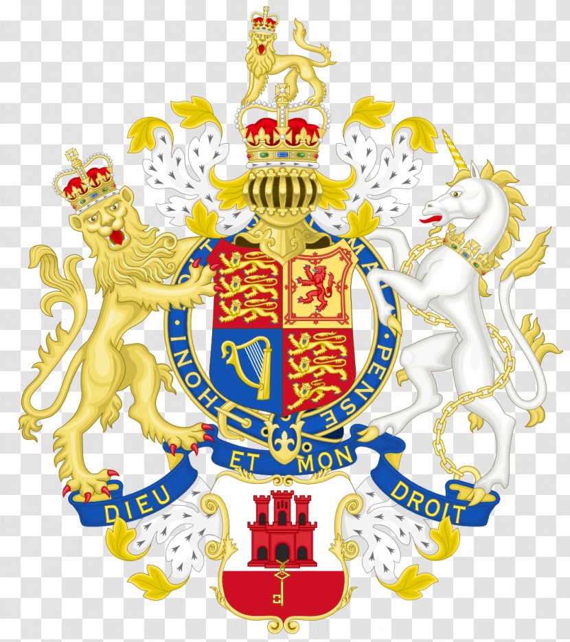 Royal Coat Of Arms The United Kingdom British Empire Gibraltar - Lion - Arm Transparent PNG