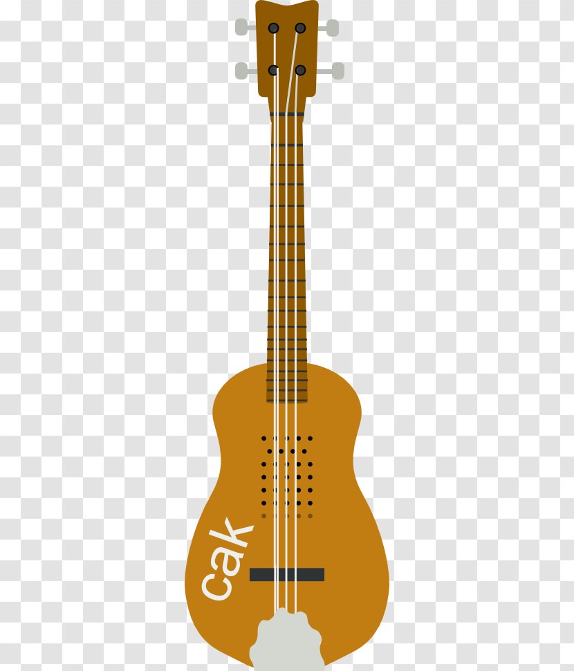 Bass Guitar Ukulele Acoustic Electric Tiple - Cartoon Transparent PNG