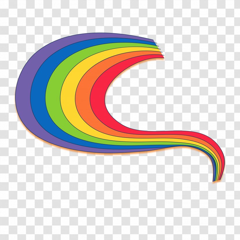 Curve Arc - Rainbow Transparent PNG
