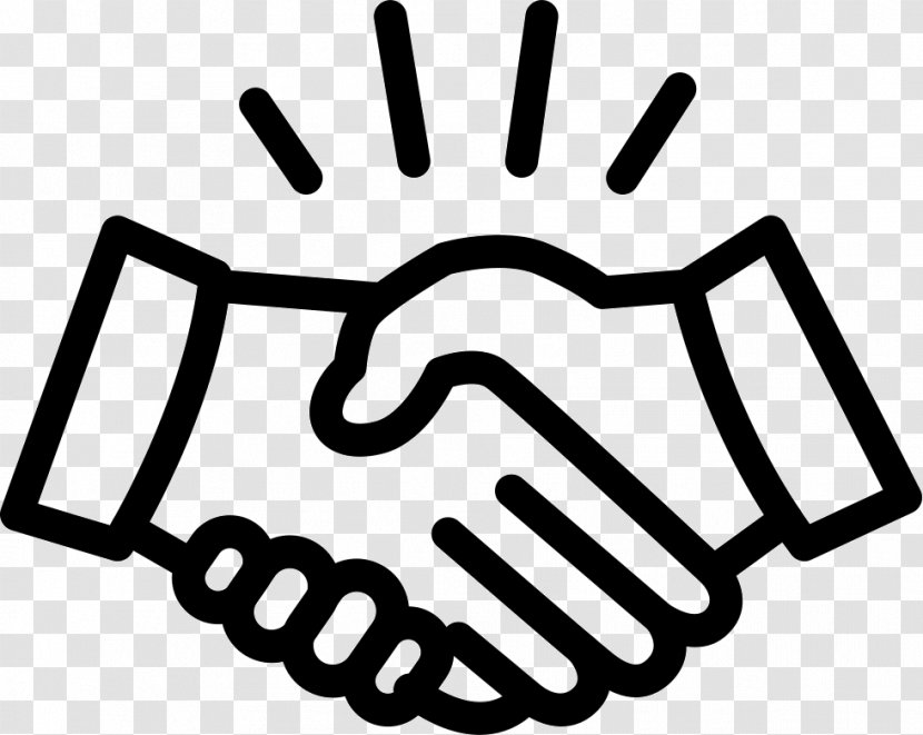 Handshake Icon Design Clip Art - Black - Shake Hands Transparent PNG