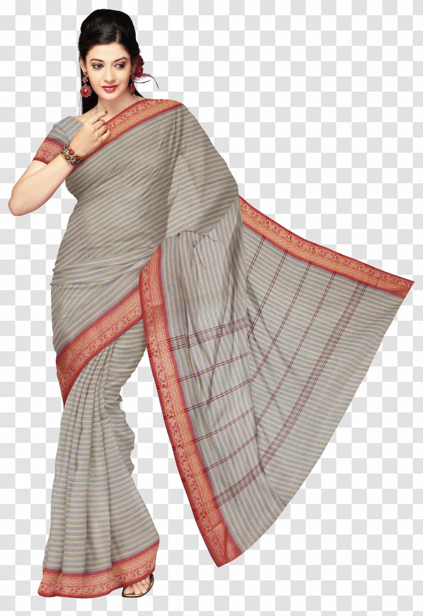 Silk Sari Clothing Textile Dress - Fiber Transparent PNG