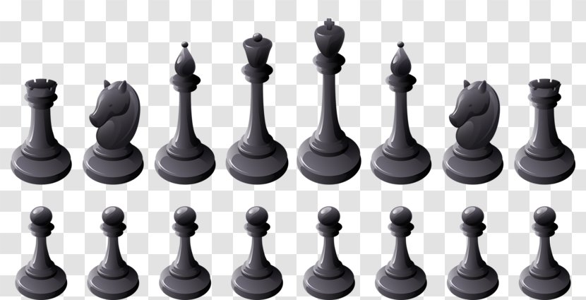 Chess Piece Chessboard White And Black In Knight - International Transparent PNG