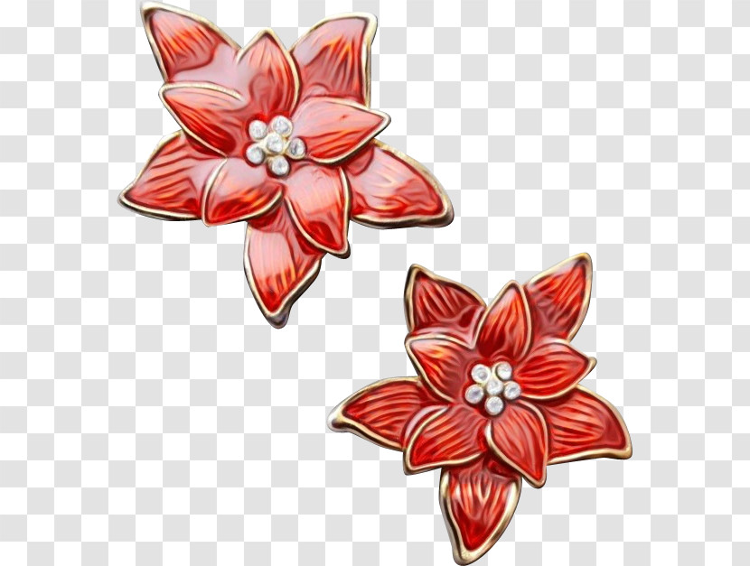 Cut Flowers Jersey Lily Flower Petal Red Transparent PNG