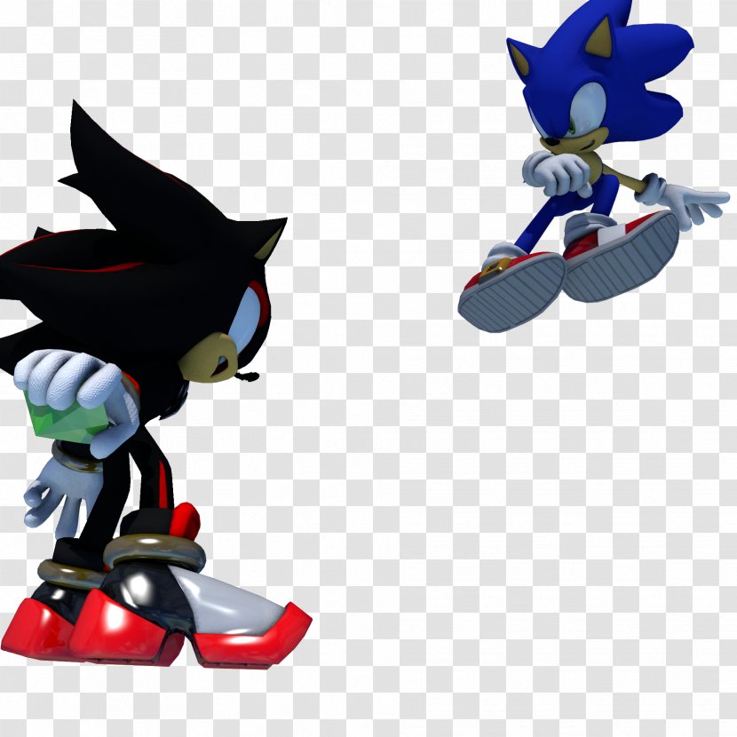 Sonic The Hedgehog Shadow Super - Digital Art Transparent PNG