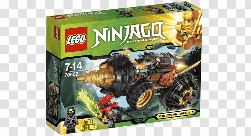 Lego Ninjago LEGO 70502 NINJAGO Cole's Earth Driller Minifigure Toy - Cyber Monday - India Transparent PNG