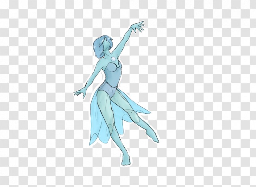Fairy Cartoon Figurine - Blue Pearl Transparent PNG