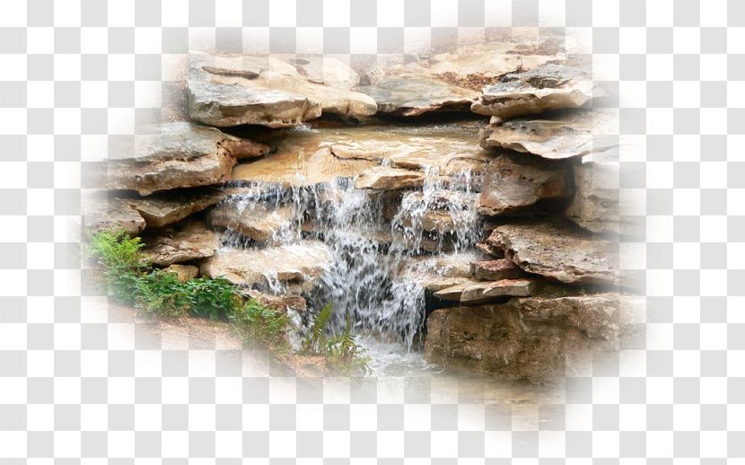 Waterfall Stream - Life - Love The Natural Environment Transparent PNG