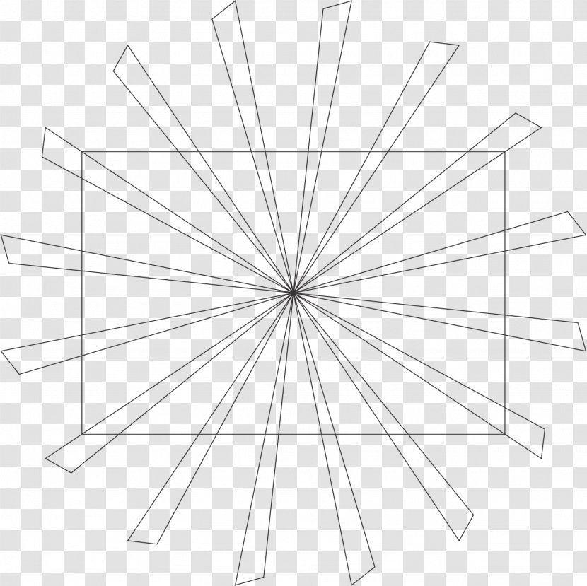 White Point Symmetry - Rectangle - Angle Transparent PNG