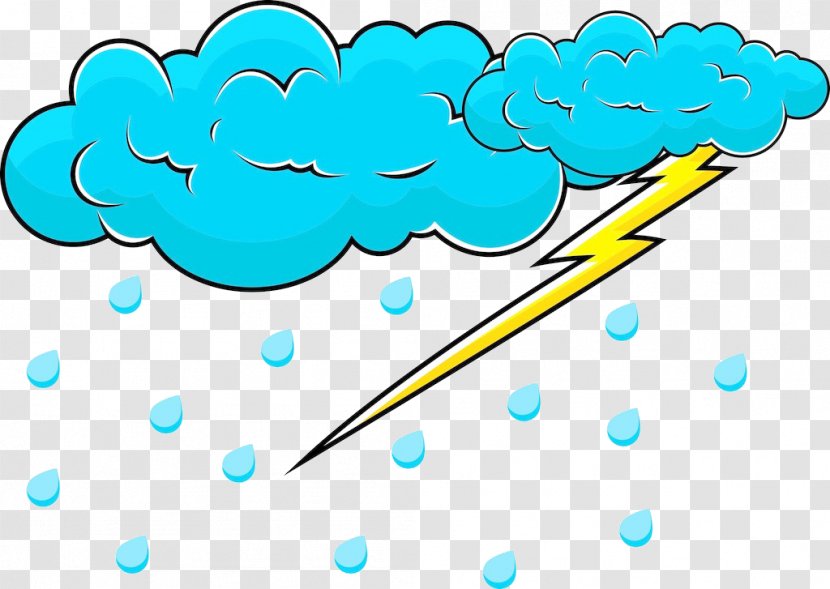 Thunderstorm Lightning Clip Art - Cloud - Rain Transparent PNG