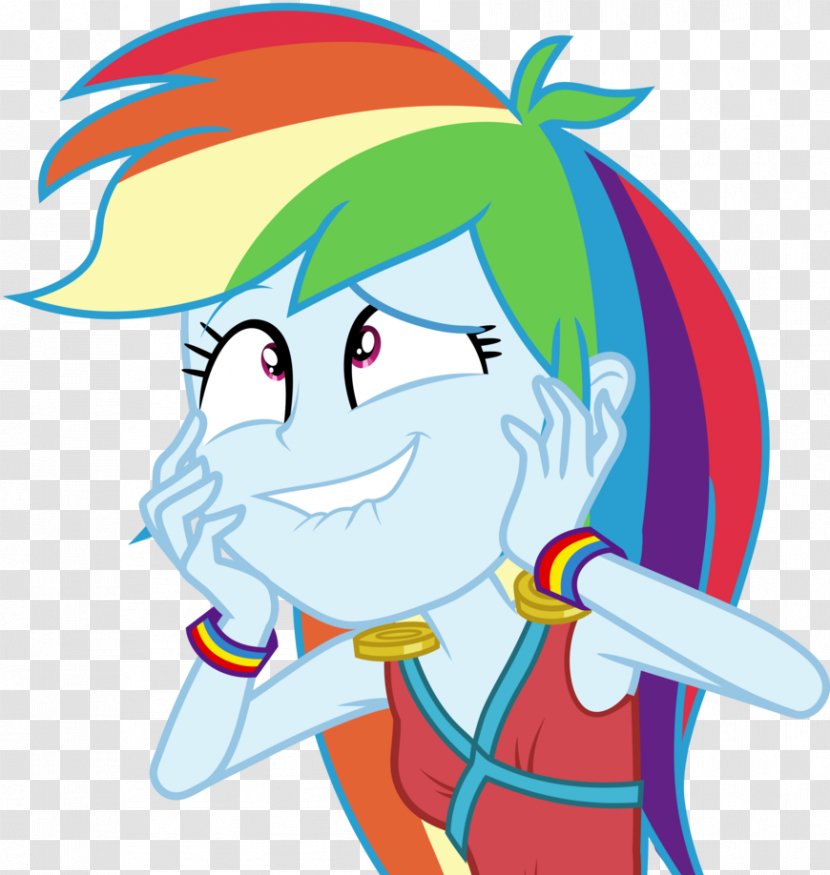 Rainbow Dash My Little Pony: Equestria Girls Applejack - Cartoon - Pony Transparent PNG