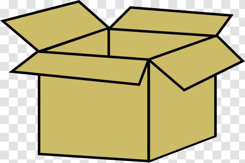Cardboard Box Clip Art - Container - Open Transparent PNG