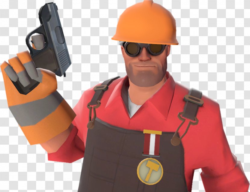 Team Fortress 2 Engineer Hard Hats Robot Transparent PNG