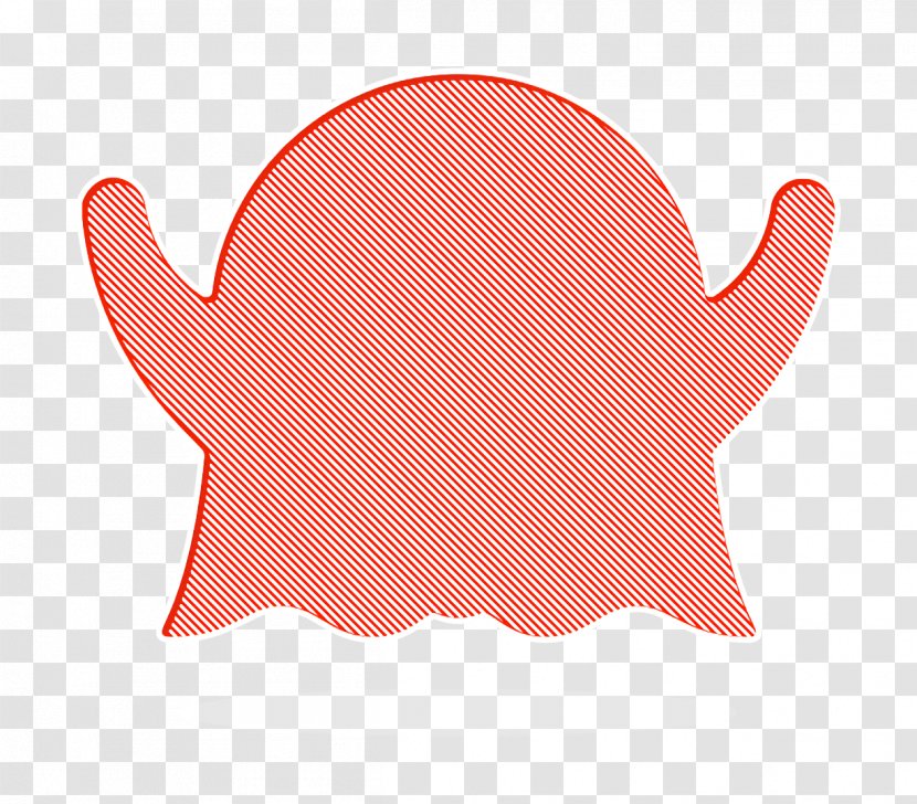 Ghost Icon - Logo Red Transparent PNG