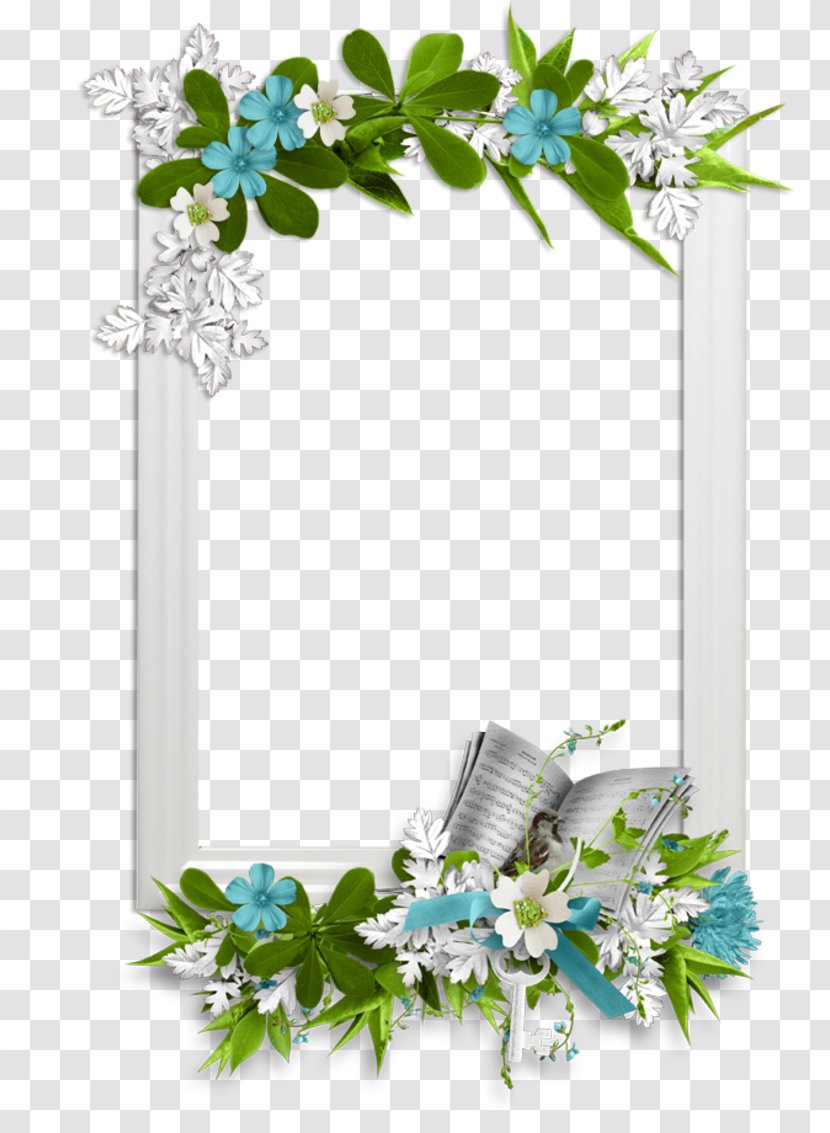 Picture Frames Clip Art - Flower - Page Transparent PNG
