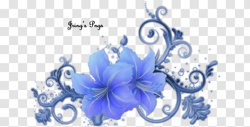 Flower Floral Design Rose - Hair Accessory - Blue Lily Transparent PNG