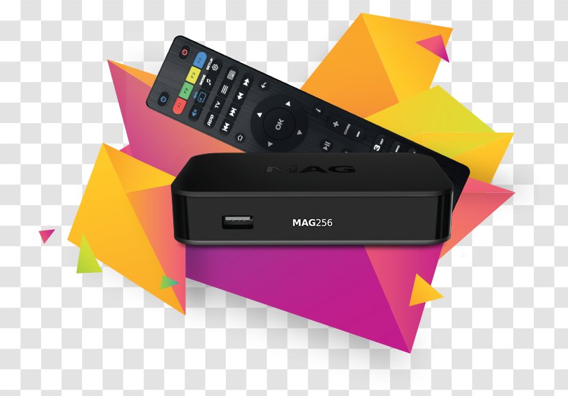 MAG256 IPTV Set-top Box Over-the-top Media Services Infomir LLC - Television - Settop Transparent PNG