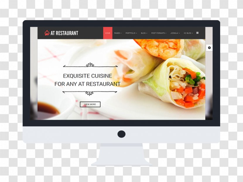 Dish Responsive Web Design Take-out Restaurant Cafe - Online Food Ordering Transparent PNG