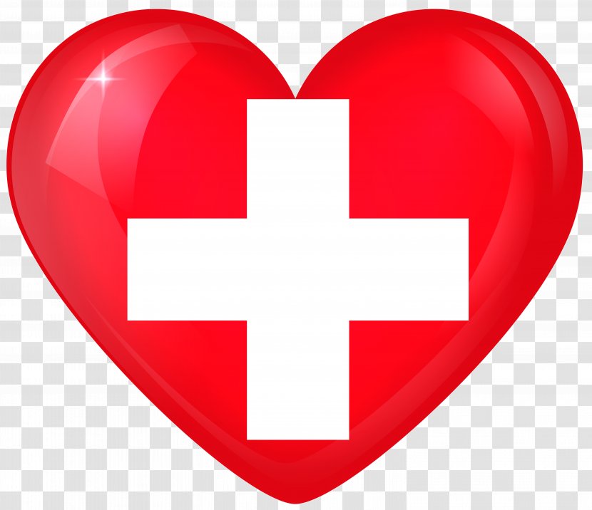 Flag Of Switzerland Elephants In The Exam Room: Seven Things You Need To Know About Today's Health Care Crisis Information - Heart Transparent PNG