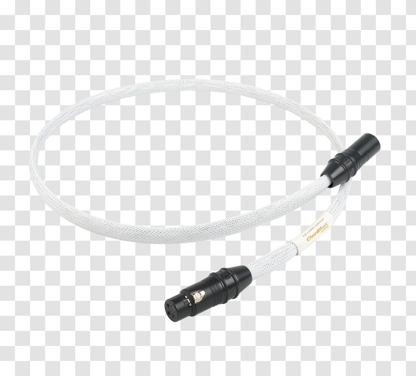 AES3 High Fidelity XLR Connector Coaxial Cable Electrical - Phone - CHORD Transparent PNG