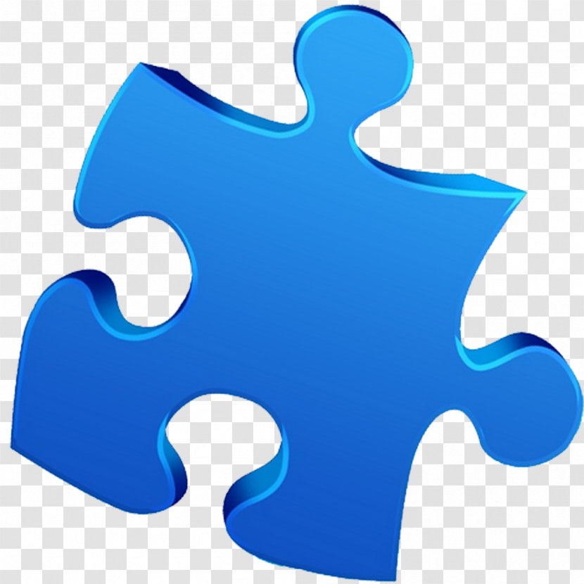 Symbol - Blue - Puzzle Transparent PNG