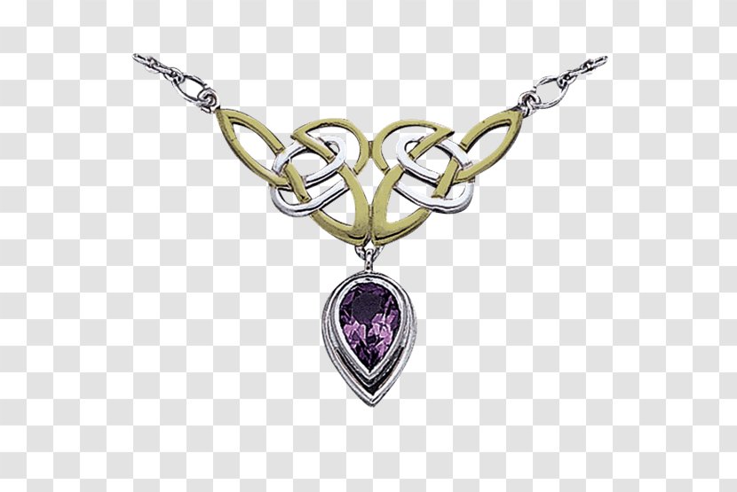 Amethyst Charms & Pendants Necklace Celtic Knot Charm Bracelet - Jewellery - Gifts Transparent PNG