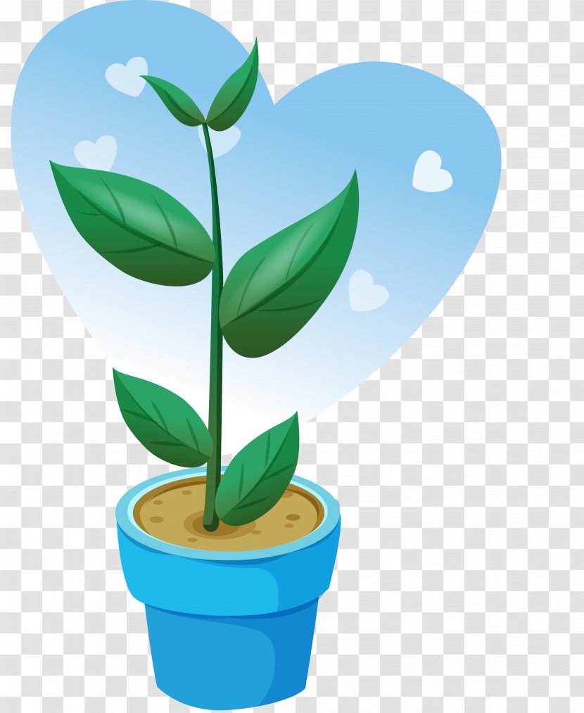 Flowerpot Drawing Potting Soil - Leaf - Labor Day Transparent PNG