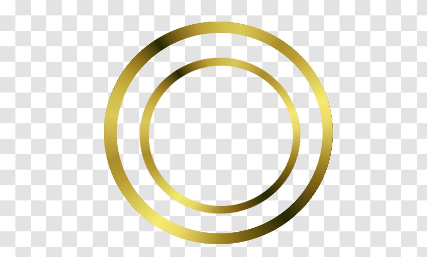 Circle Material Oval Yellow - Gold Transparent PNG