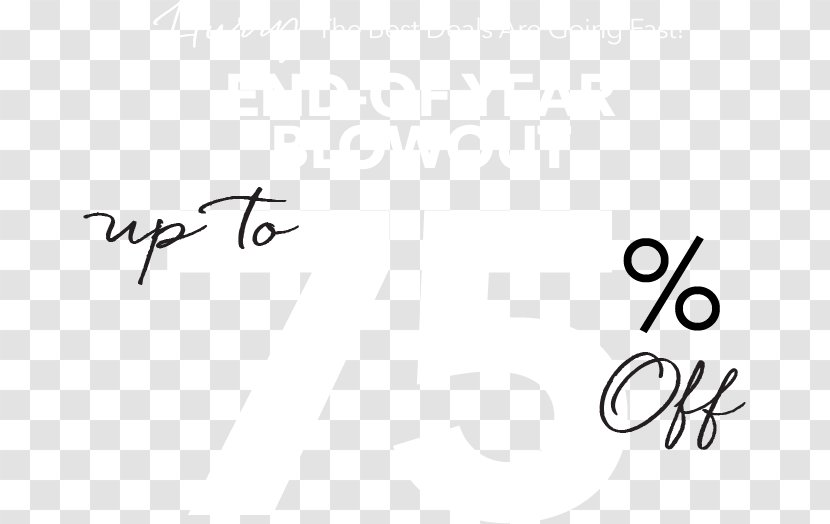 Brand Logo Handwriting Line - Year End Clearance Sales Transparent PNG