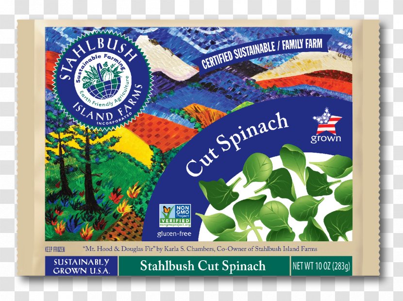 Stahlbush Island Farms Inc Spinach Frozen Vegetables Southeast Road Gratin - Sweet Corn - Vegetable Transparent PNG