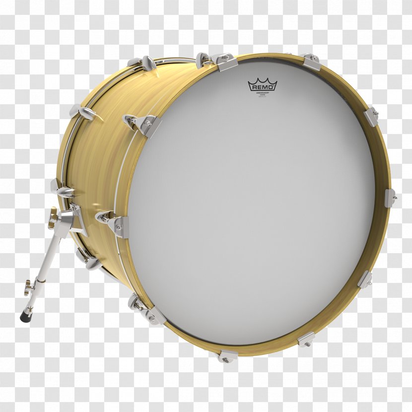 Remo Clear Pinstripe Head Drum Heads Evans EMAD2 Bass Drums - Powerstroke 4 Transparent PNG