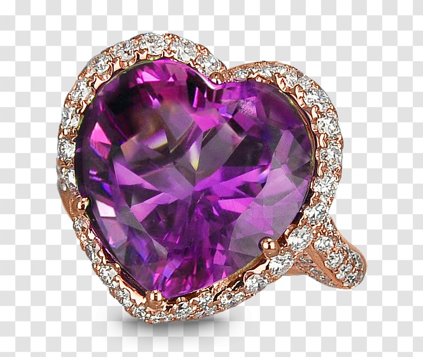 Amethyst Jewellery Ring Gemstone Diamond Transparent PNG