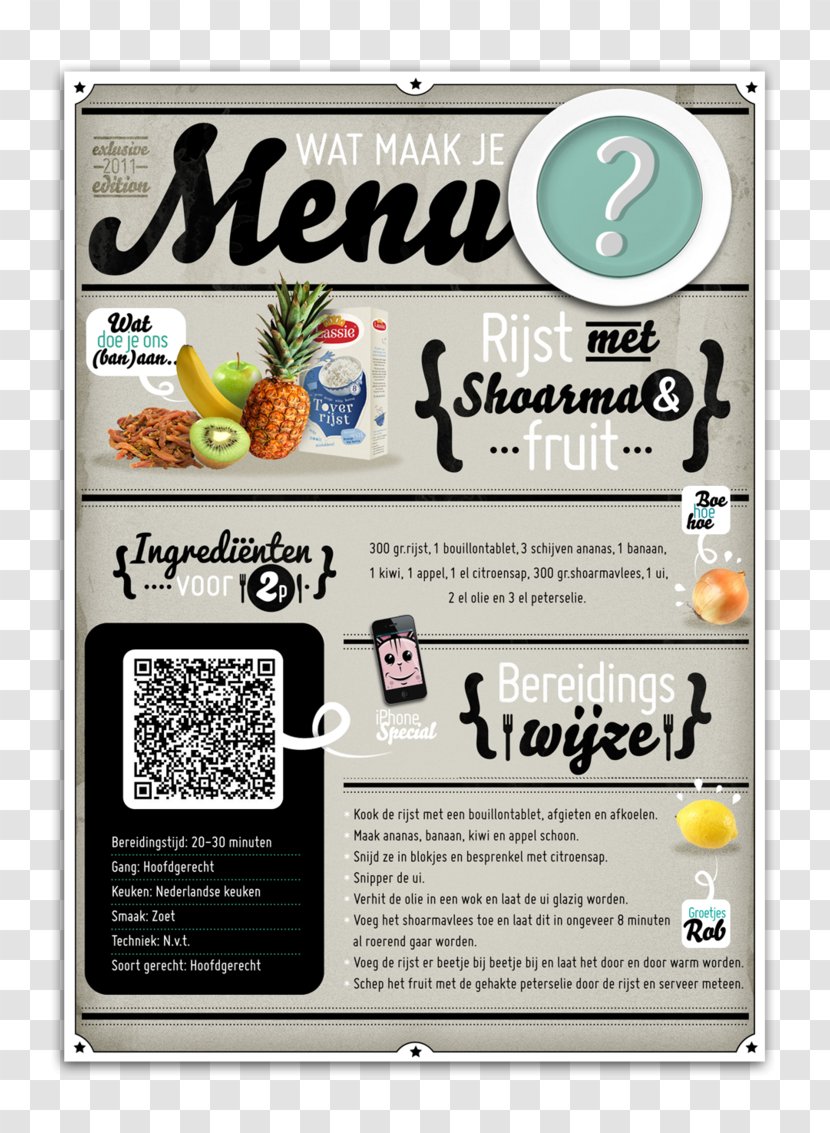 Font Product Recruitment - Menu Recipes Transparent PNG