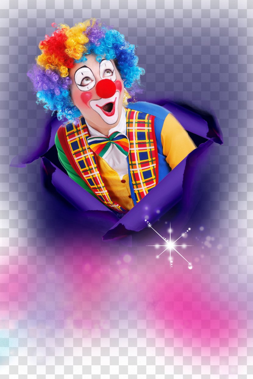 Clown Circus Stock Photography Royalty-free YouTube - Art - Color Material Transparent PNG