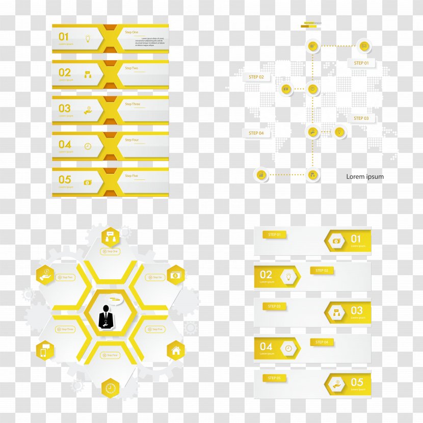 Yellow Font - Ppt Element Transparent PNG