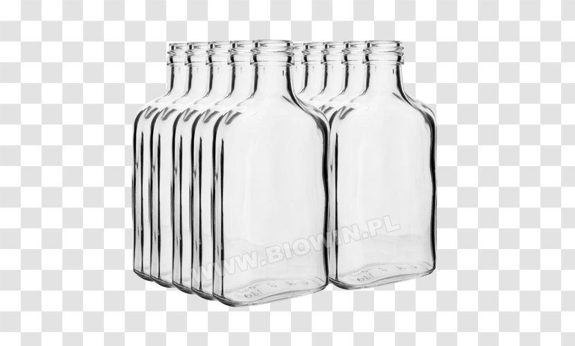 Glass Bottle Nalewka Screw Cap Hip Flask - Zucchini Transparent PNG