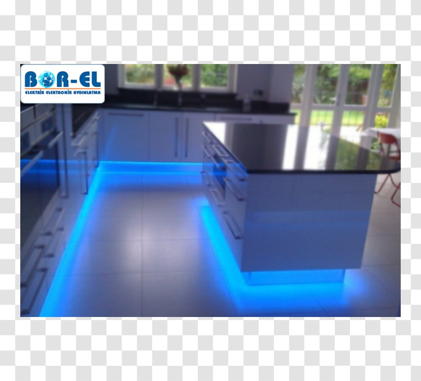 LED Strip Light Lighting Kitchen Light-emitting Diode - Interior Design Services Transparent PNG