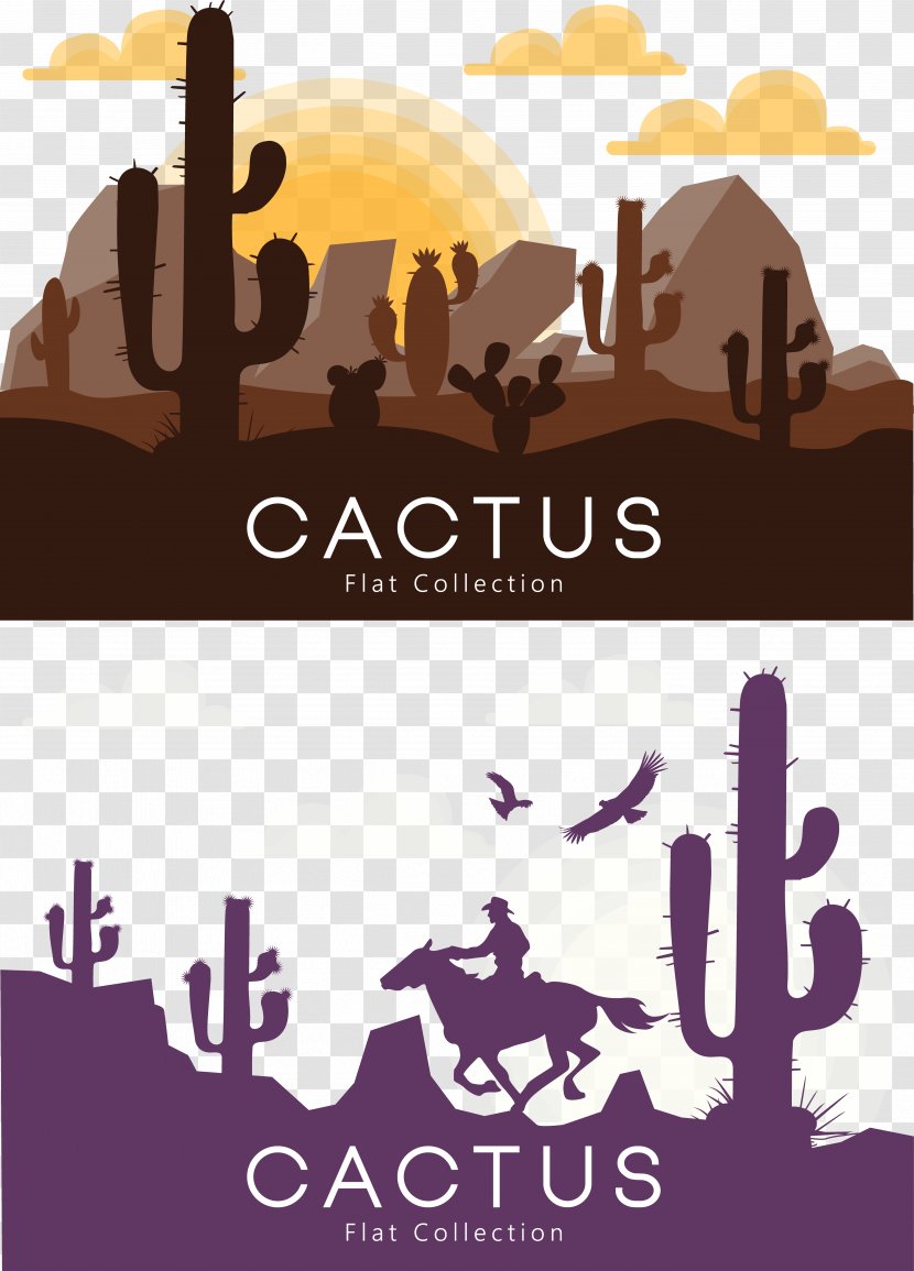 Desert Landscape Graphic Design - Brand - Cactus Transparent PNG